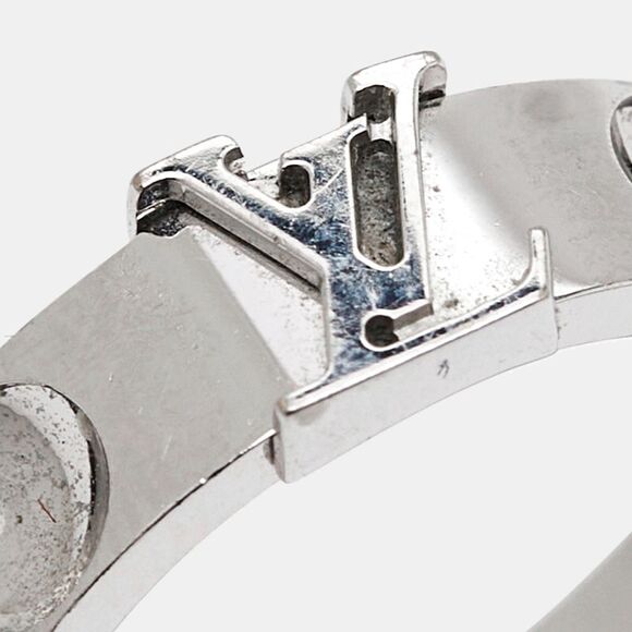 Louis Vuitton Empreinte 18k White Gold Ring Size 52 - Picture 3 of 4